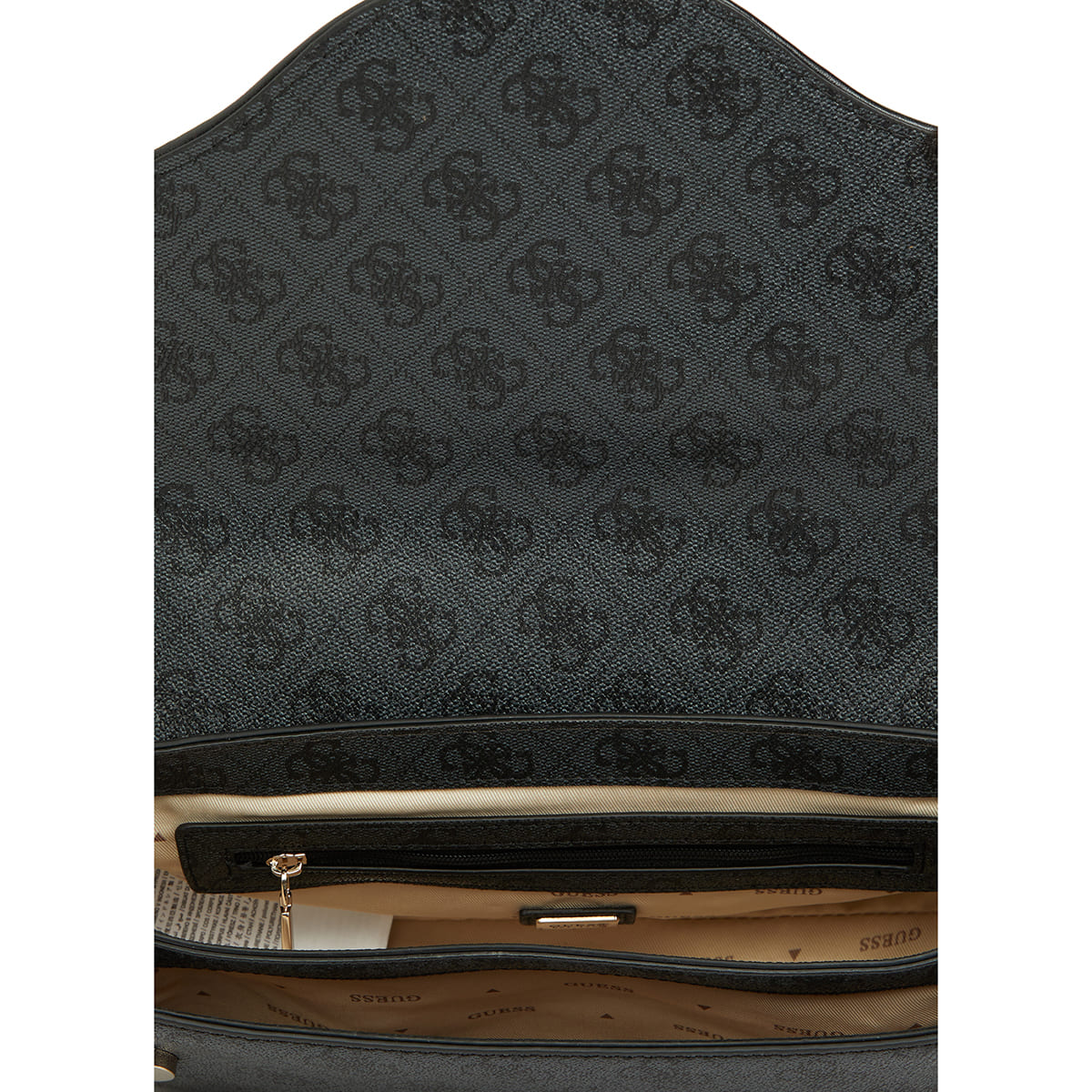 Guess Coal Logo Black Women Crossbody Hwsg7993790 Clo