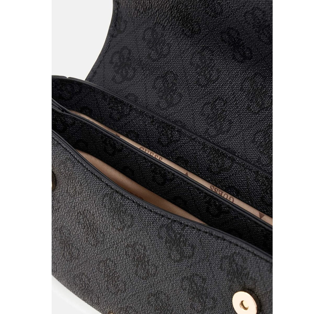 Guess Coal Logo Black Women Crossbody Hwsg7993790 Clo