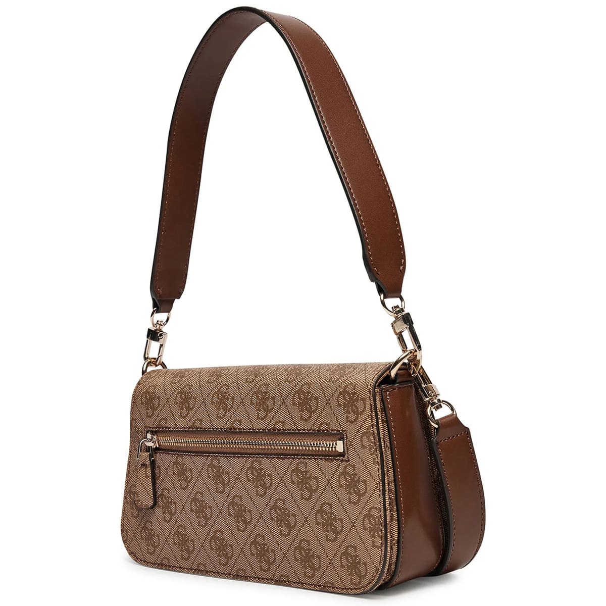 Guess Latte Brown Women Shoulder Bag Hwesg951320