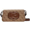 Guess Latte Brown Women Shoulder Bag Hwesg951320