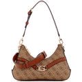 Guess Latte Logo Light Brown Brown Women Crossbody Hwsg7993730 Ltl