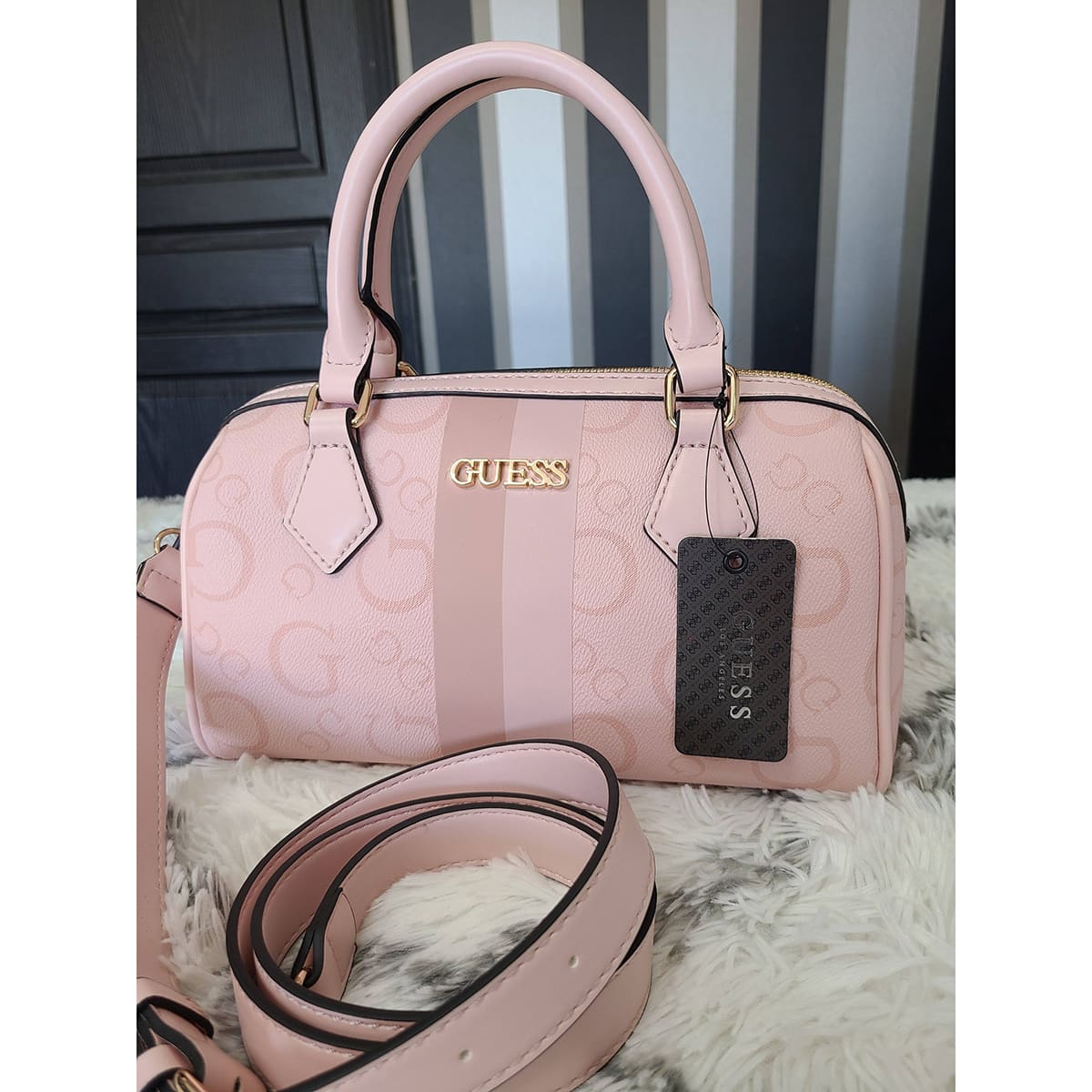 Guess Pink Women Handbag