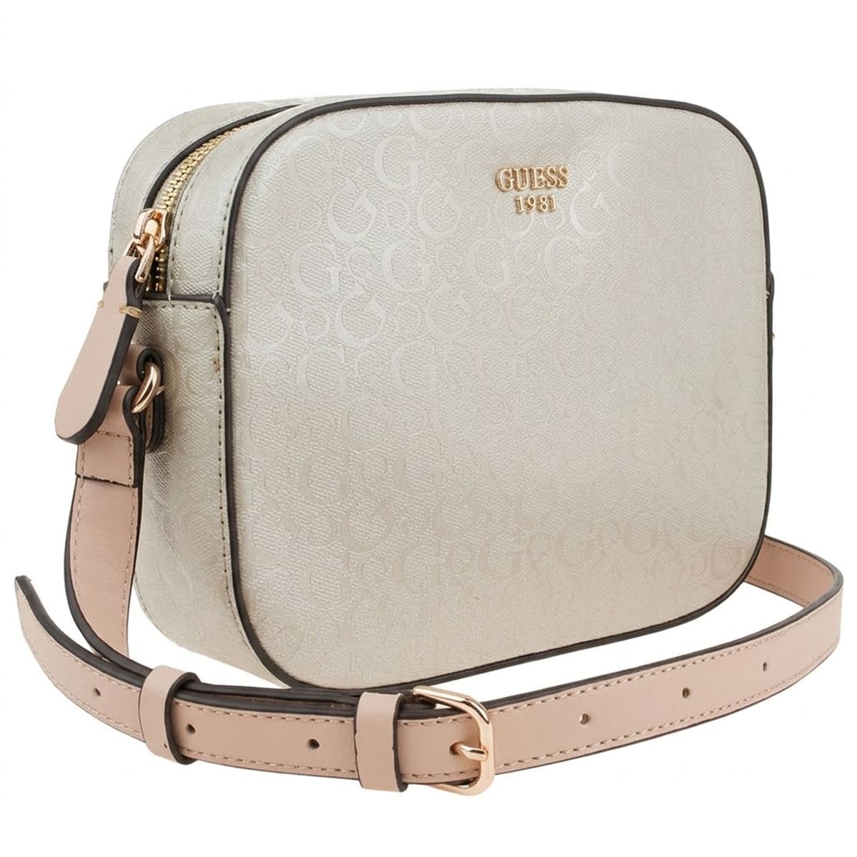 Guess White Women Crossbody Bag H2000029517624