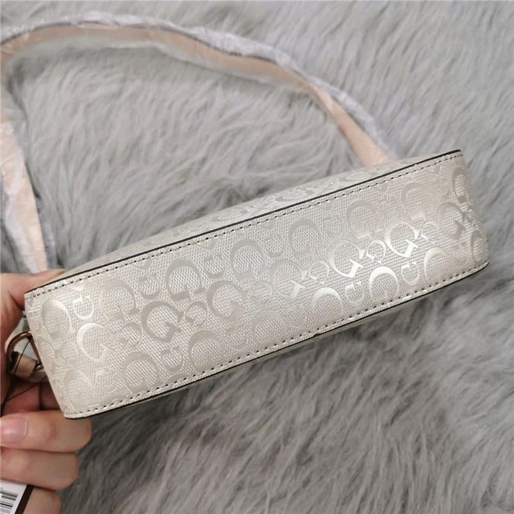 Guess White Women Crossbody Bag H2000029517624