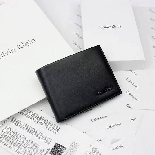 Calvin Klein Wallet & Keychain Set For Men