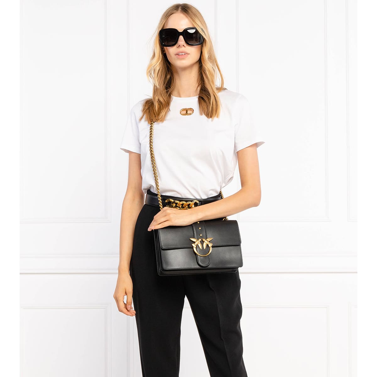 Pinko Black Women Shoulder Bag Cross Body Bag 100053 A0F1 Z99Q