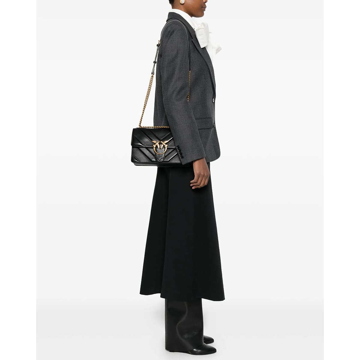 Pinko Black Women Shoulder Bag Cross Body Bag 104549A26Zz99Q