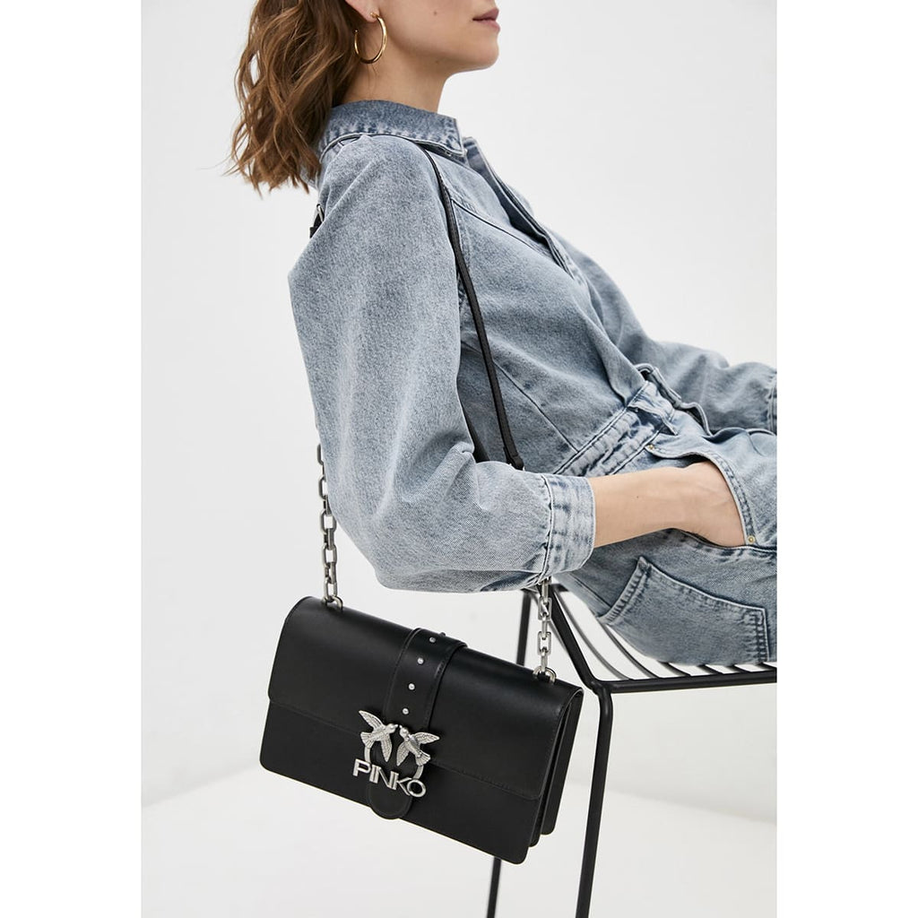 Pinko Black Women Shoulder Bag Cross Body Bag 105857A0F1 Z99O