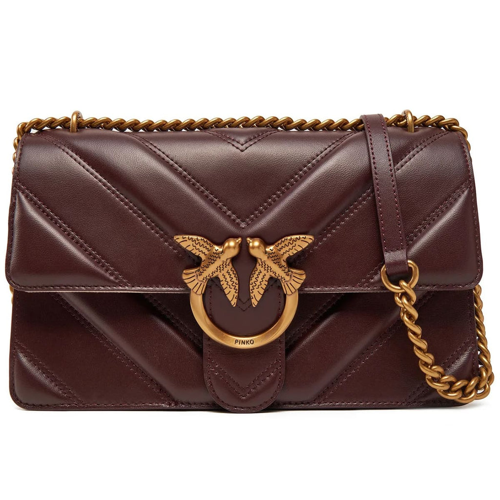 Pinko Brown Women Shoulder Bag Cross Body Bag 104549A26Z W36Q