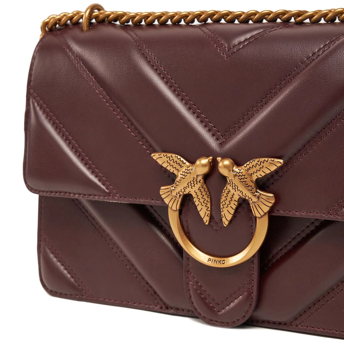 Pinko Brown Women Shoulder Bag Cross Body Bag 104549A26Z W36Q