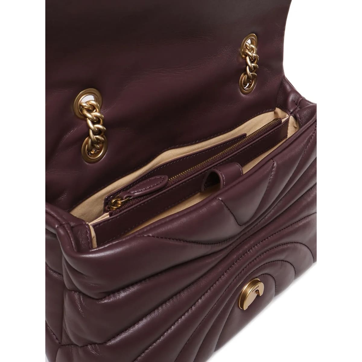 Pinko Burgundy Women Shoulder Bag Cross Body Bag 100038A1Exl86Q
