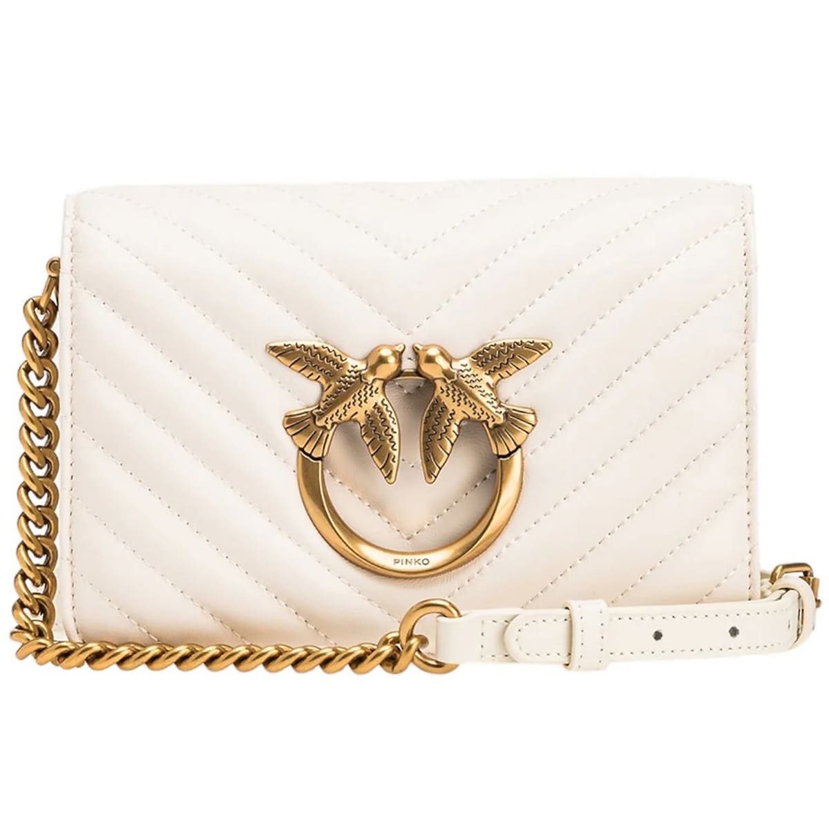 Pinko White Women Shoulder Bag Cross Body Bag 100063A0Gk Z14Q