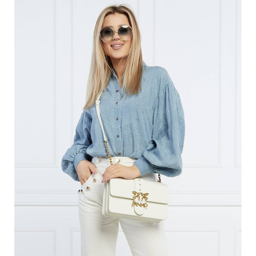 Pinko White Women Shoulder Bag Cross Body Bag 7 Cl Pe 21 Pltt 1P228G Y6Xt