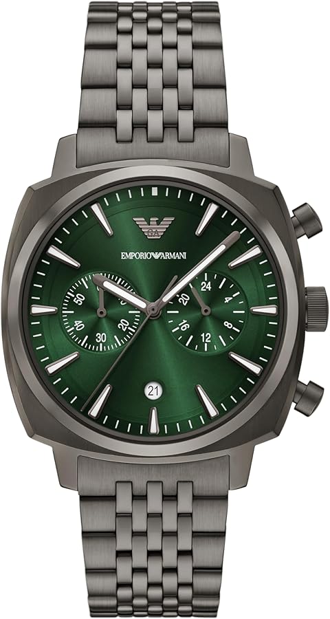 Emporio Men's Stainless Steel Chronograph Watch (Model: AR11689