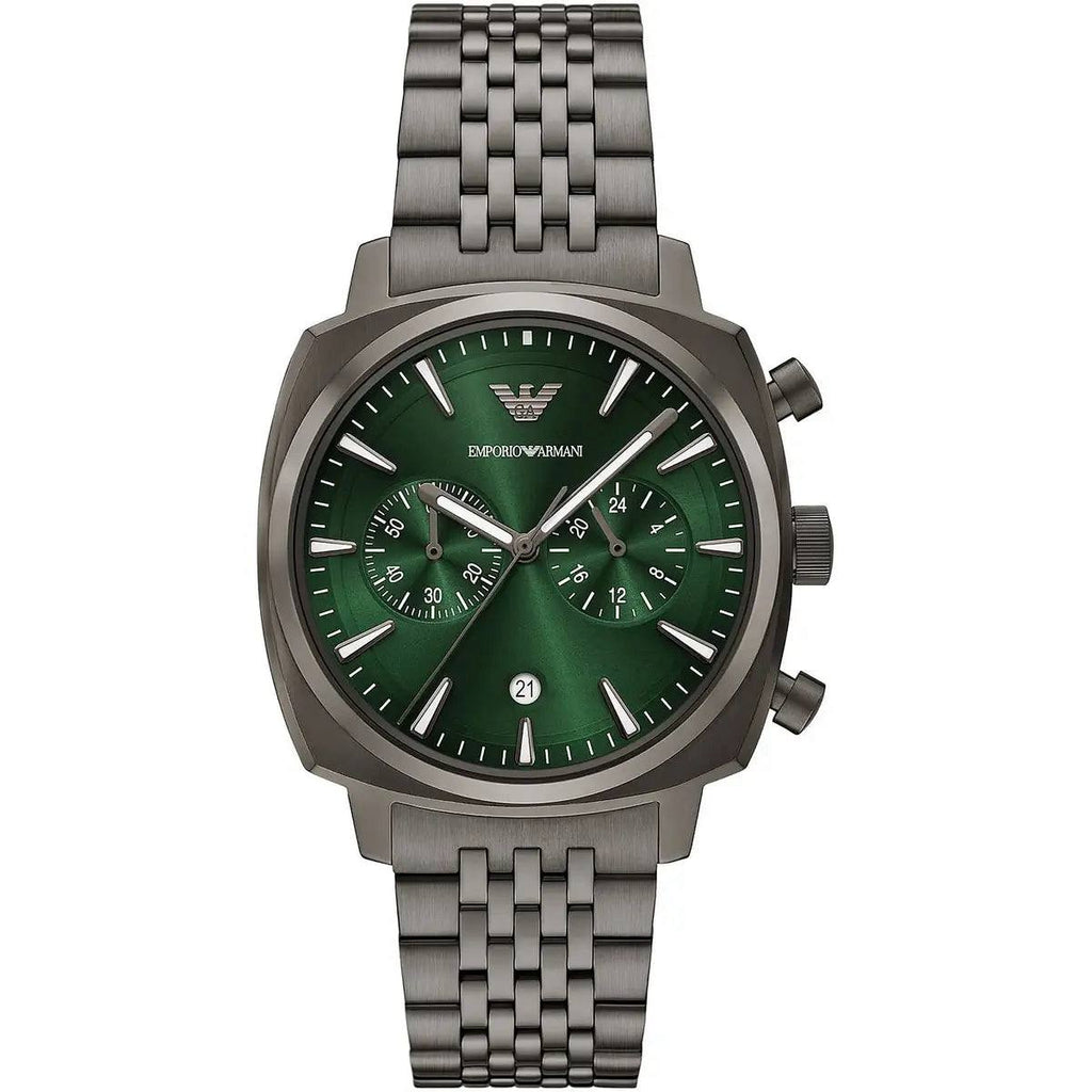 Emporio Men's Stainless Steel Chronograph Watch (Model: AR11689