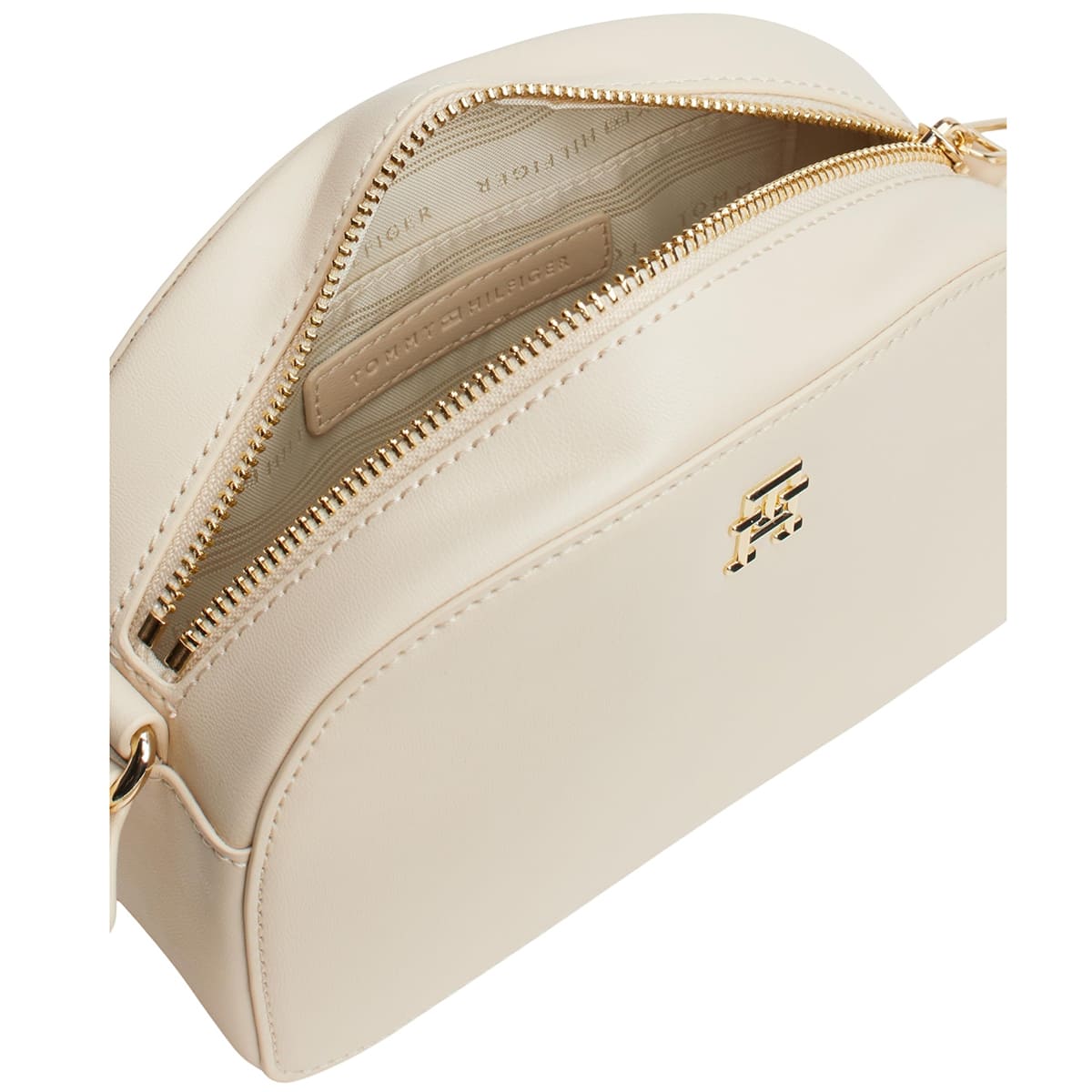 Tommy Hilfiger Beige Women Cross Body Bag Aw0Aw16679