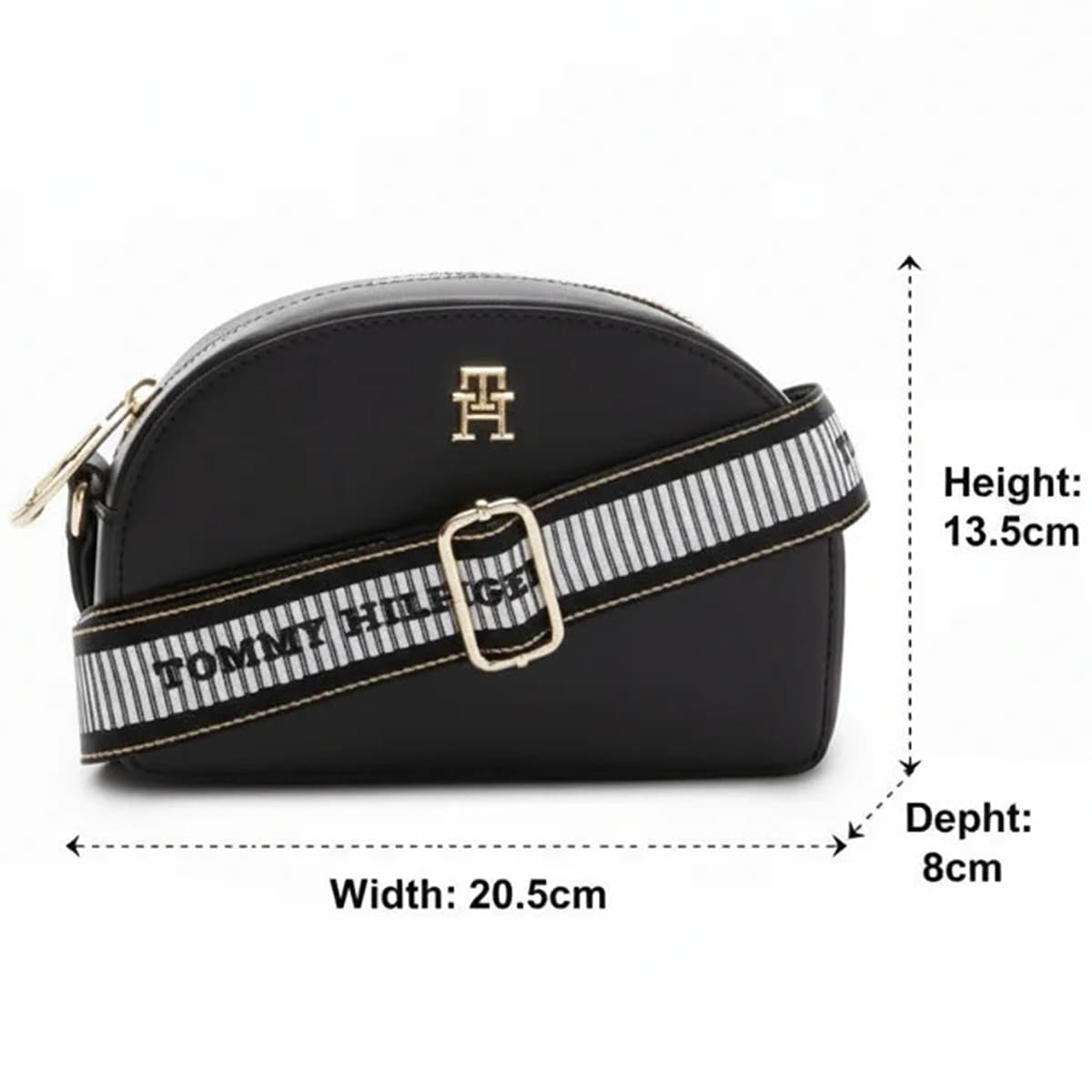 Tommy Hilfiger Black Women Cross Body Bag Aw0Aw16679