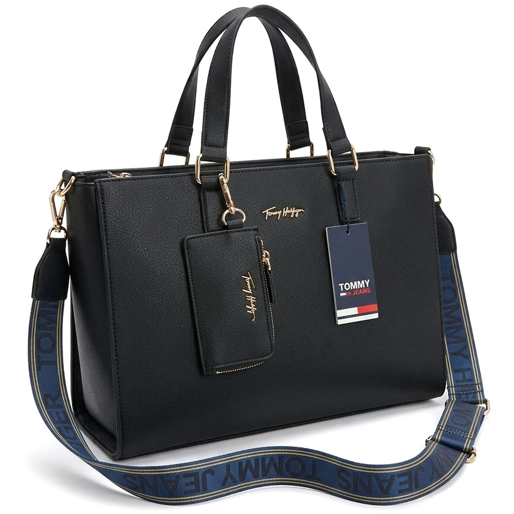 Tommy Hilfiger Black Women Handbag Aw0Aw11181