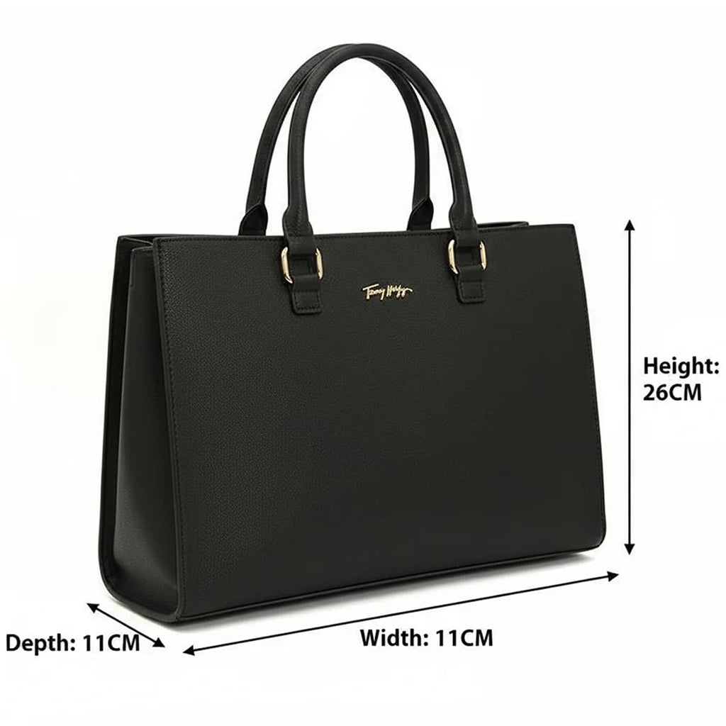 Tommy Hilfiger Black Women Handbag Aw0Aw11181