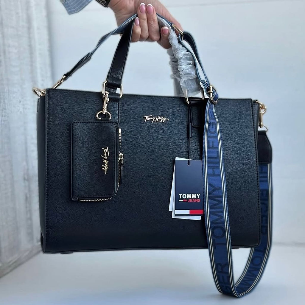 Tommy Hilfiger Black Women Handbag Aw0Aw11181