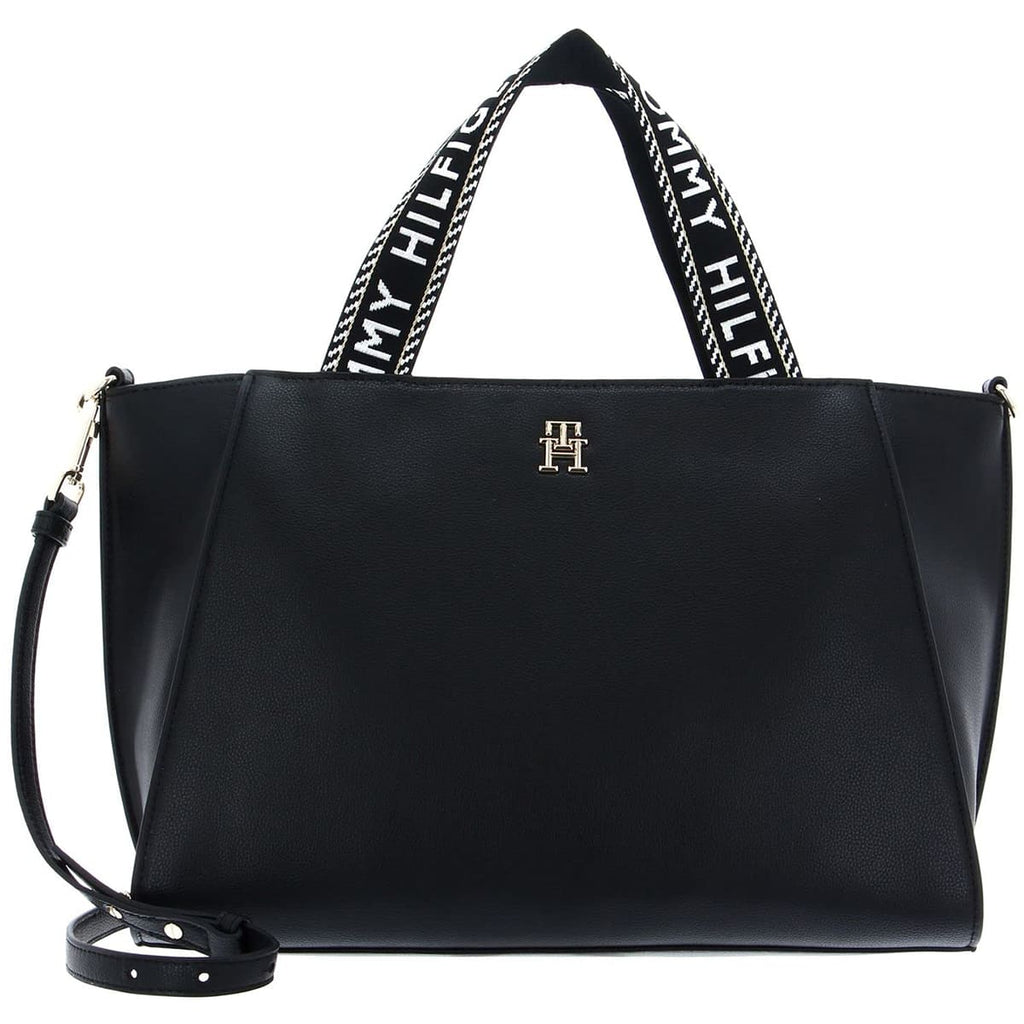 Tommy Hilfiger Black Women Handbags Aw0Aw14469 Bds