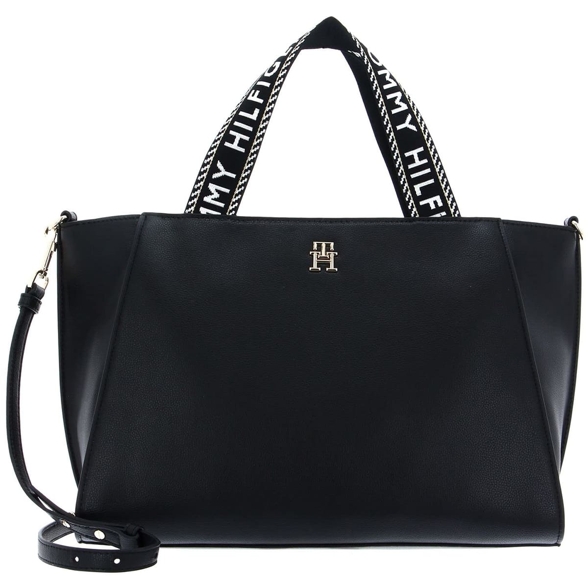 Tommy Hilfiger Black Women Handbags Aw0Aw14469 Bds