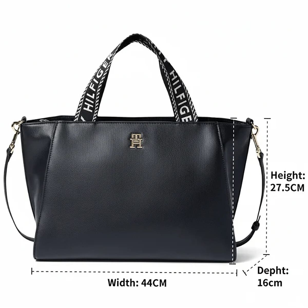 Tommy Hilfiger Black Women Handbags Aw0Aw14469 Bds