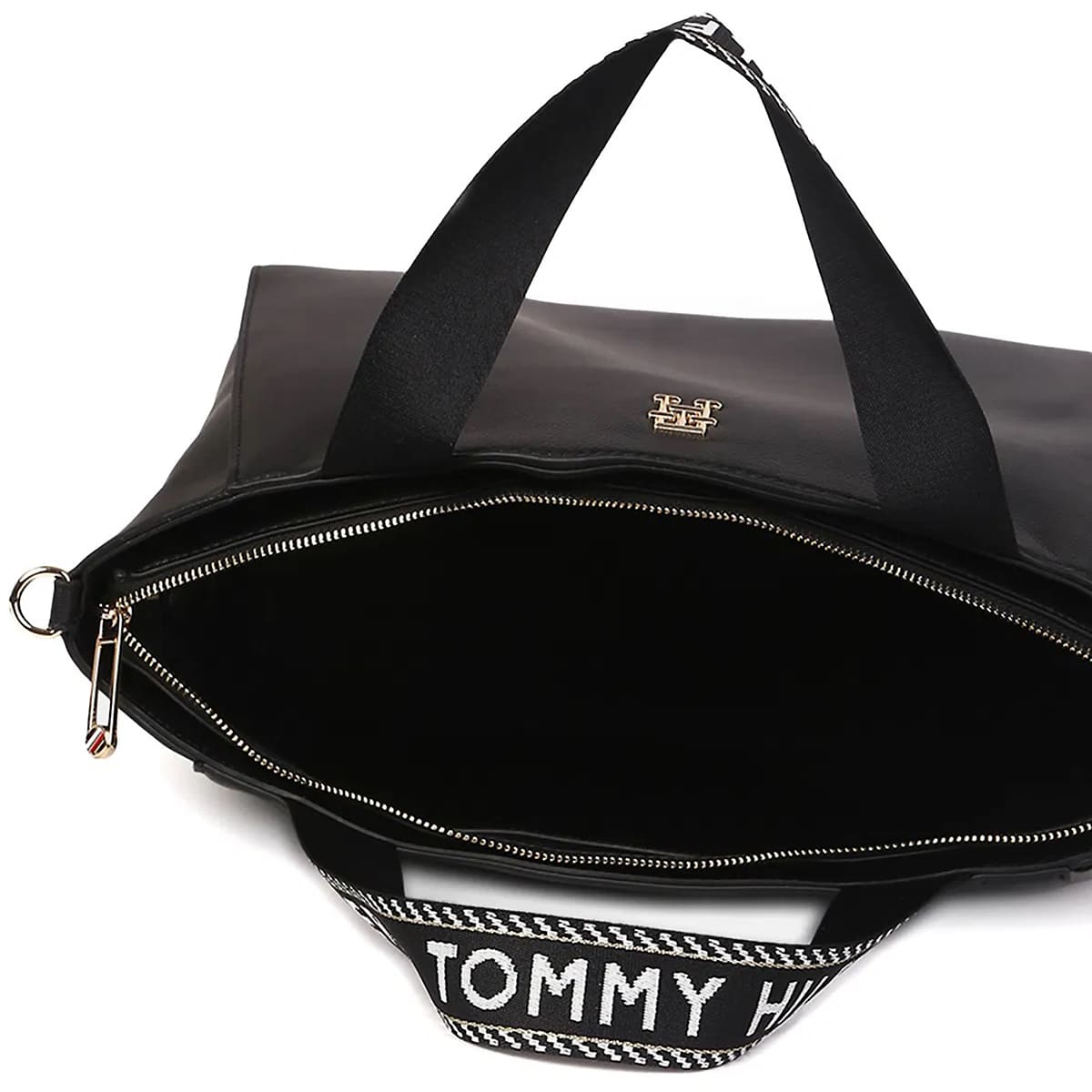 Tommy Hilfiger Black Women Handbags Aw0Aw14469 Bds