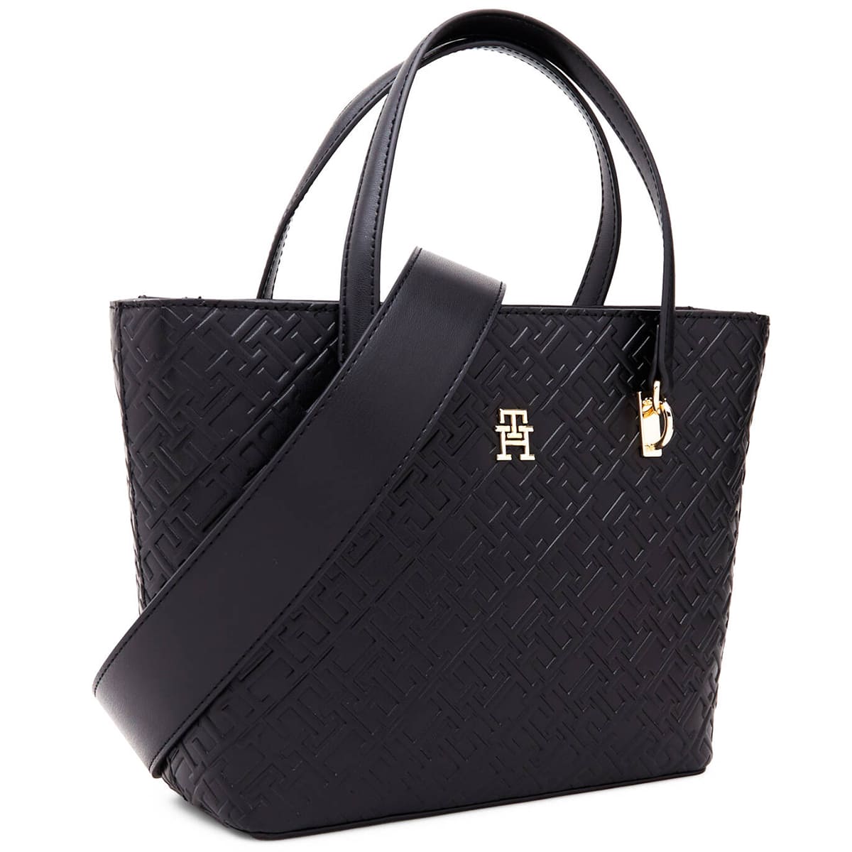 Tommy Hilfiger Black Women Handbags Aw0Aw16002