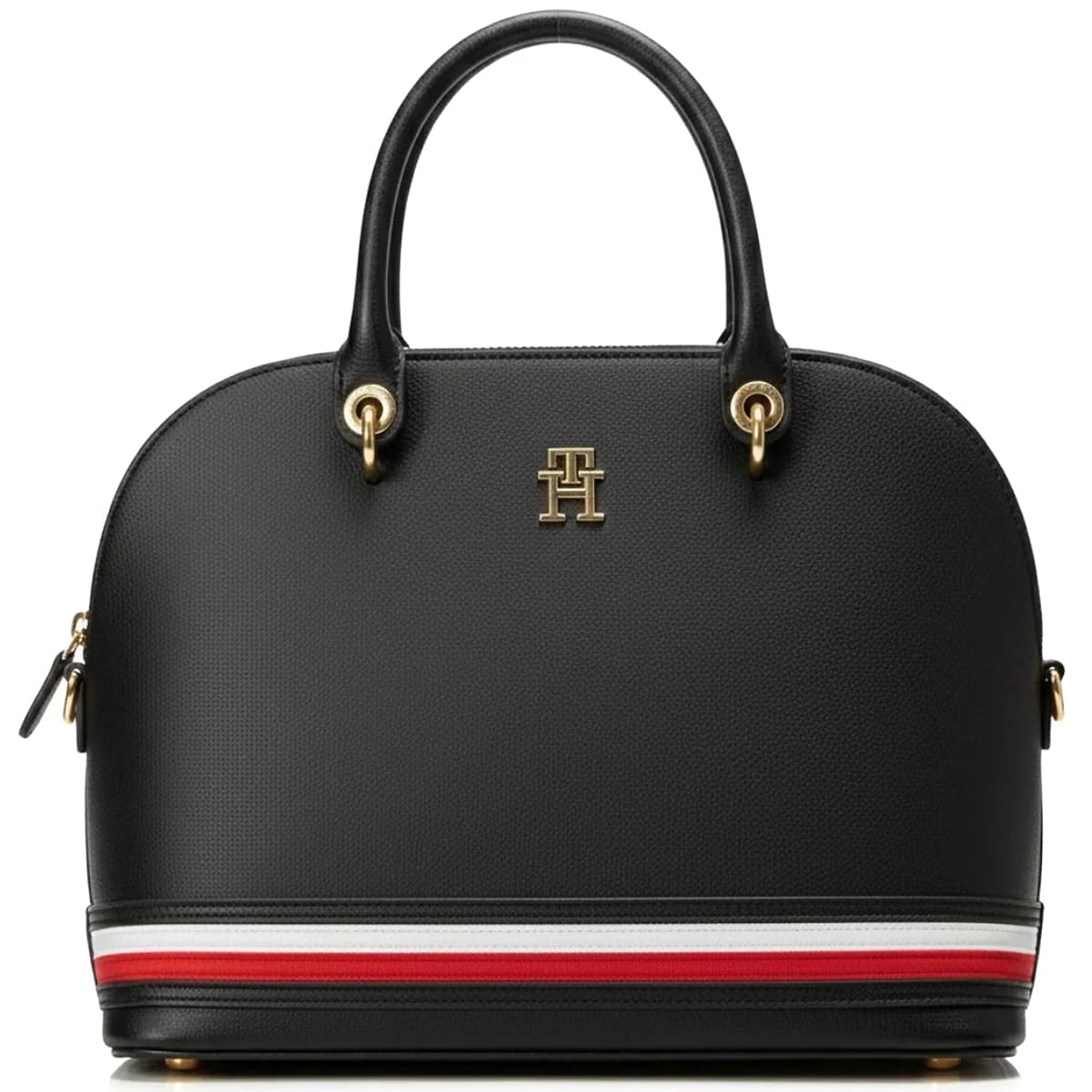 Tommy Hilfiger Black Women Shoulder Bag Aw0Aw10453