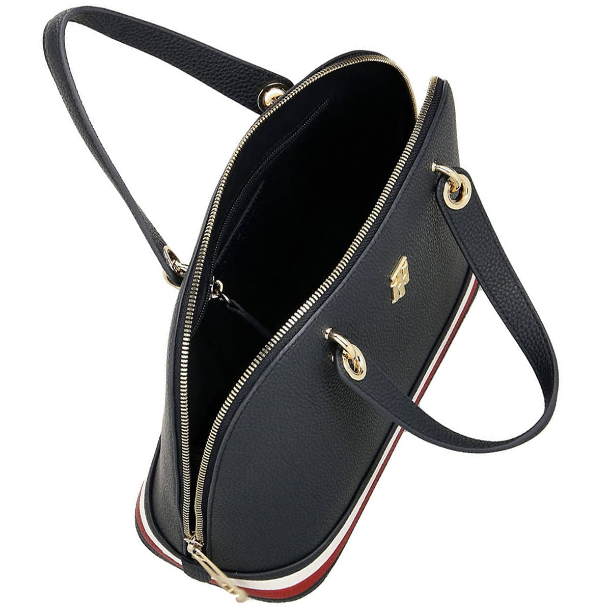 Tommy Hilfiger Black Women Shoulder Bag Aw0Aw10453