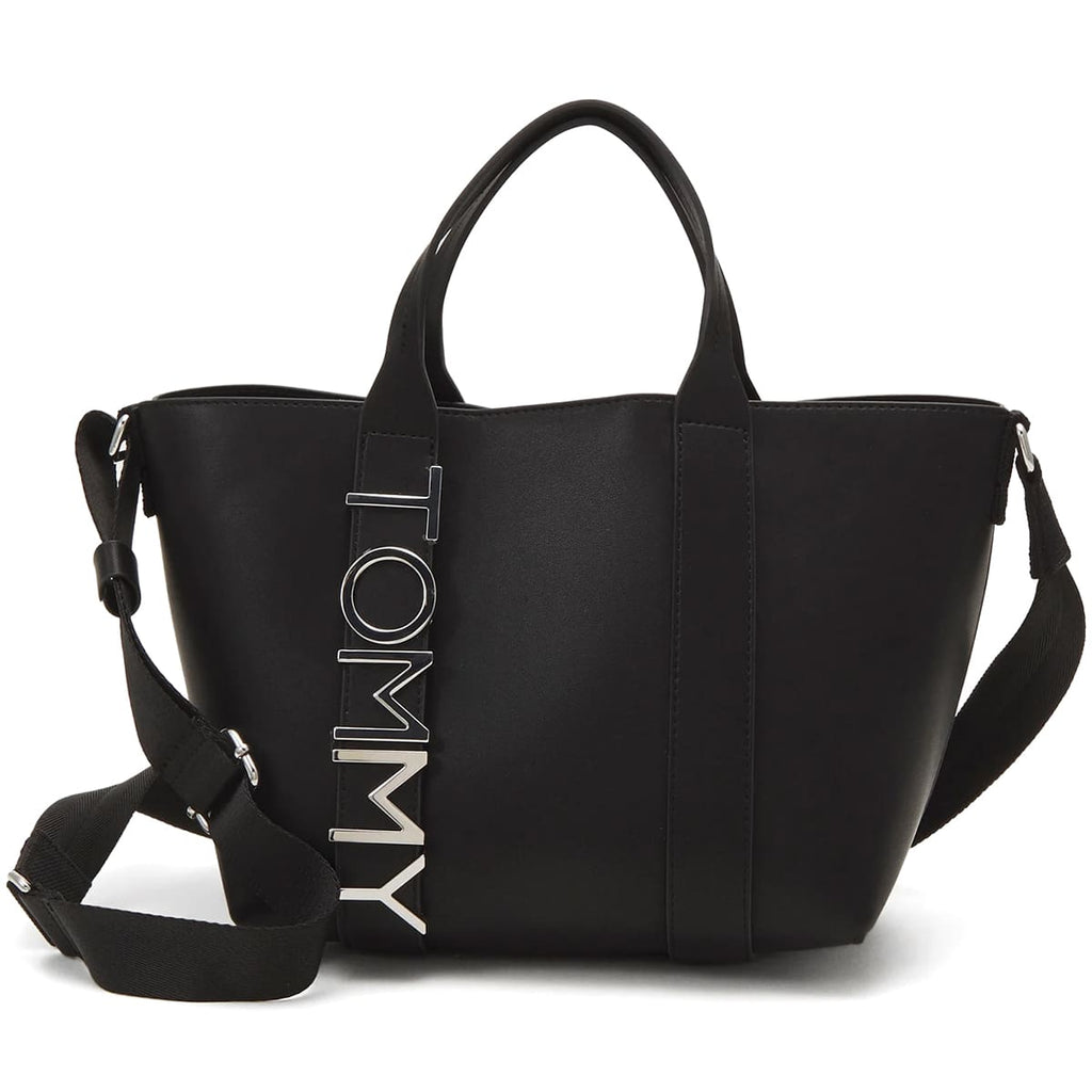 Tommy Hilfiger Black Women Shoulder Handbag Aw0Aw17049