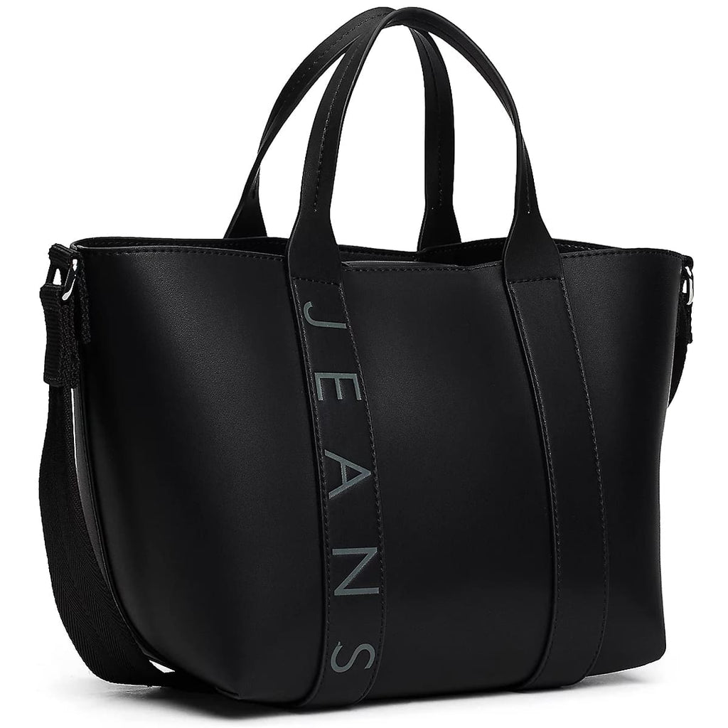 Tommy Hilfiger Black Women Shoulder Handbag Aw0Aw17049