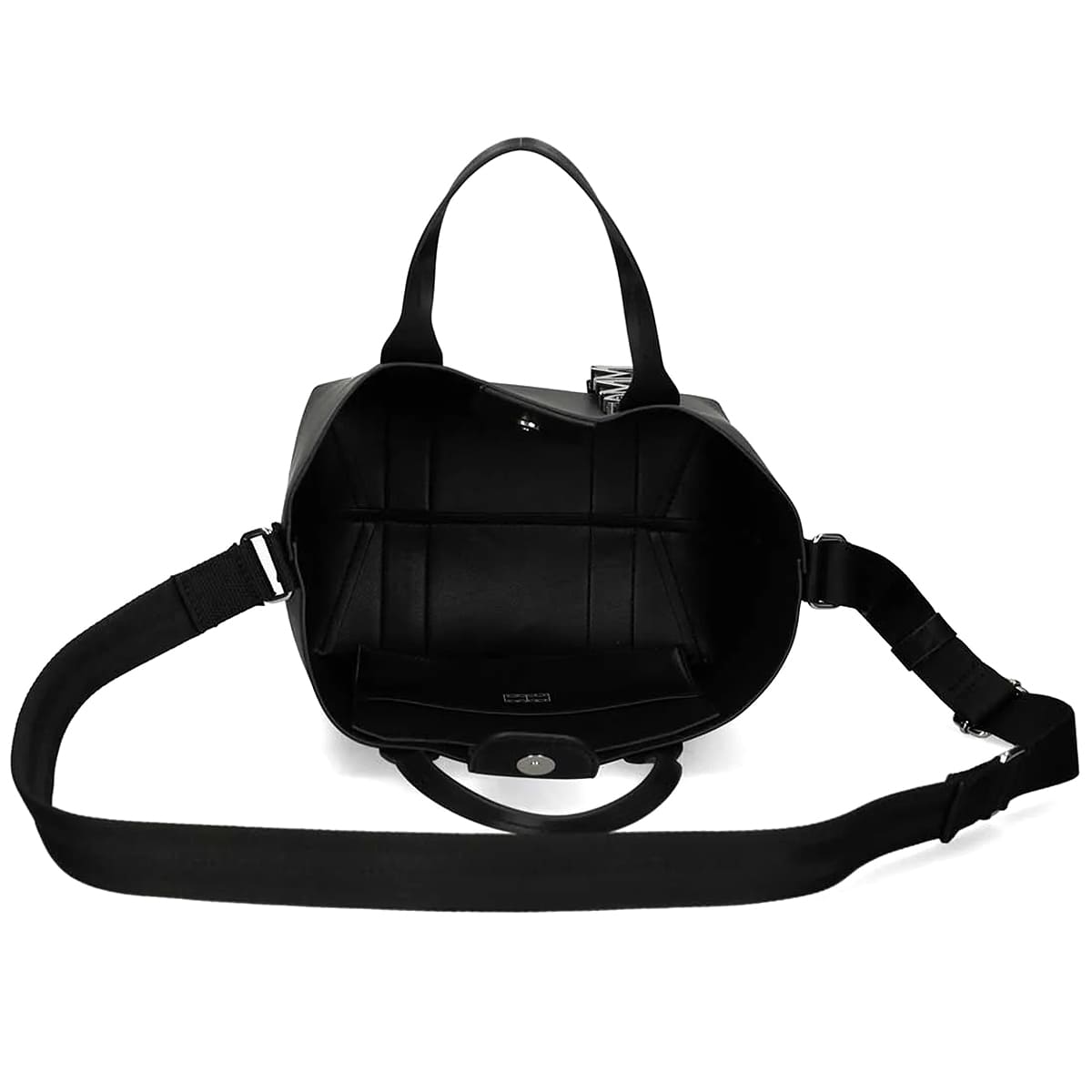Tommy Hilfiger Black Women Shoulder Handbag Aw0Aw17049