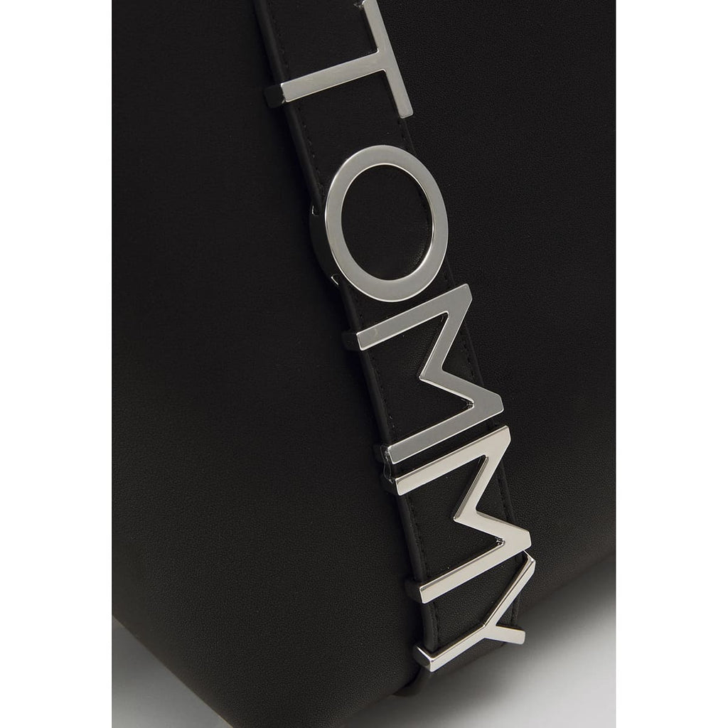 Tommy Hilfiger Black Women Shoulder Handbag Aw0Aw17049