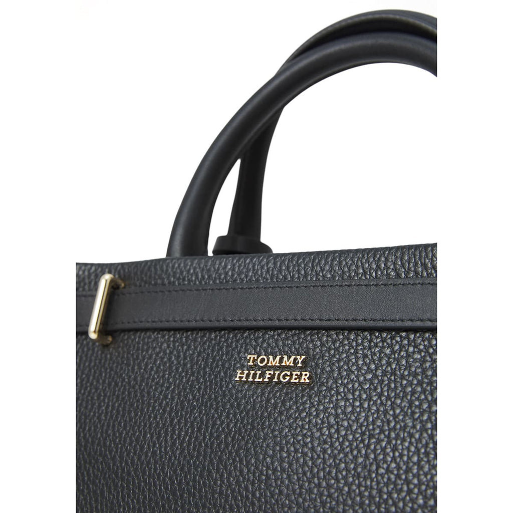 Tommy Hilfiger Black Women Shoulder Handbag Aw0Aw17926