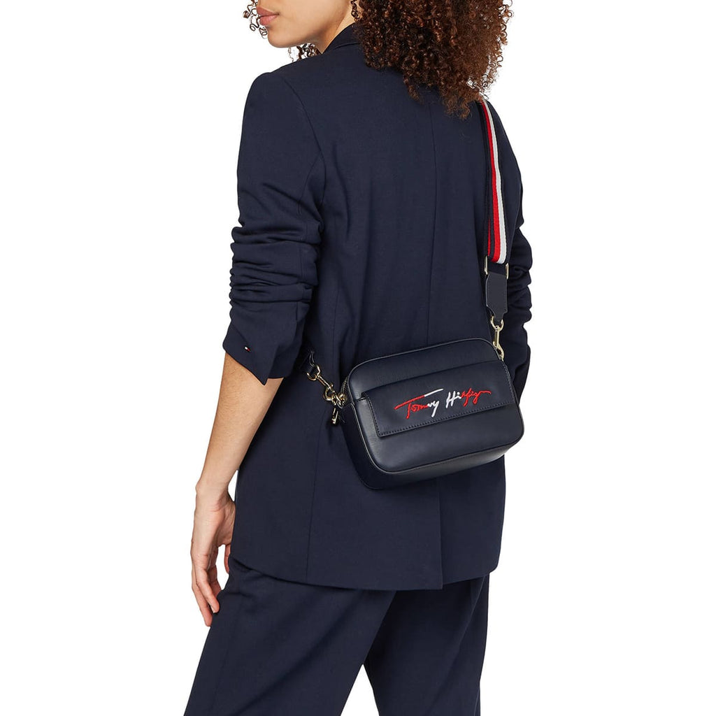 Tommy Hilfiger Blue Women Crossbody Bag Aw0Aw11073 Dw5