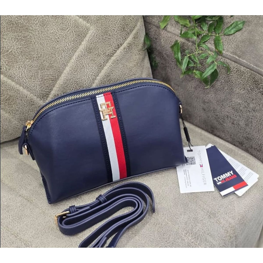 Tommy Hilfiger Blue Women Crossbody Bag Aw0Aw17065