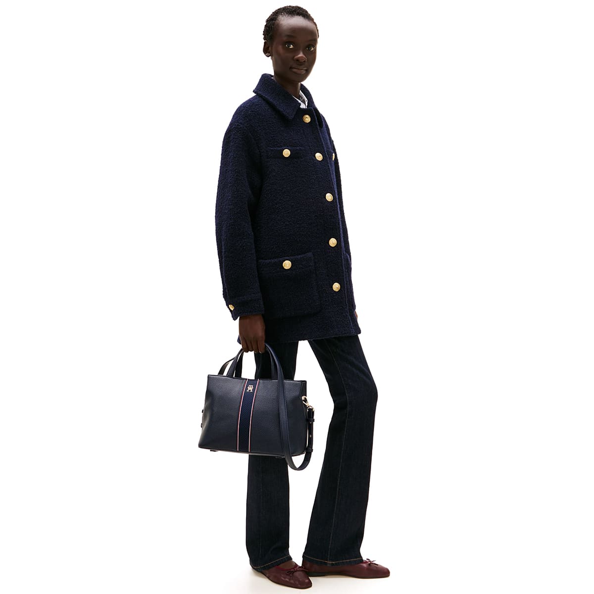 Tommy Hilfiger Blue Women Handbag Aw0Aw16873