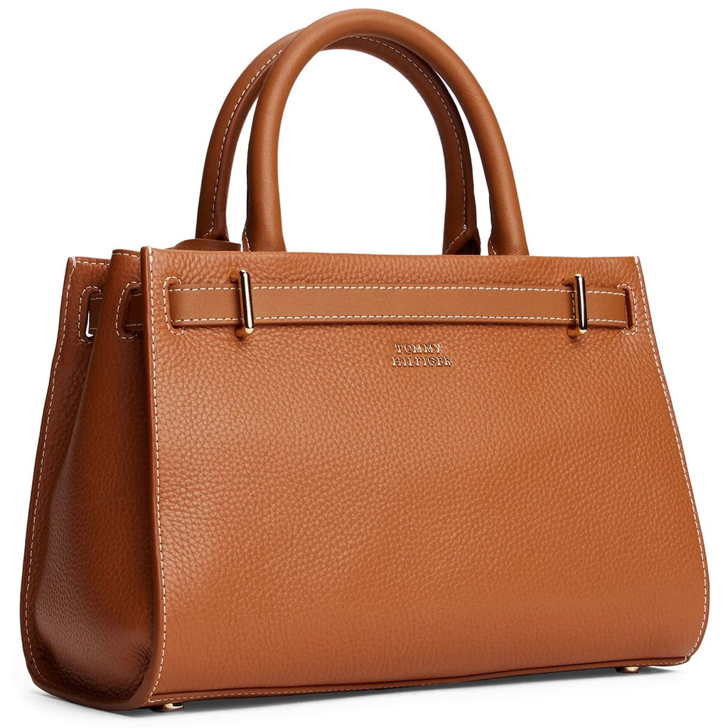 Tommy Hilfiger Brown Women Shoulder Handbag Aw0Aw17188