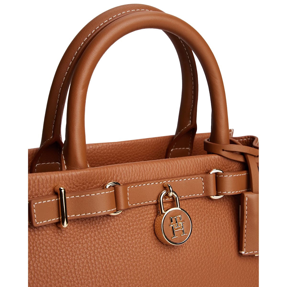 Tommy Hilfiger Brown Women Shoulder Handbag Aw0Aw17188