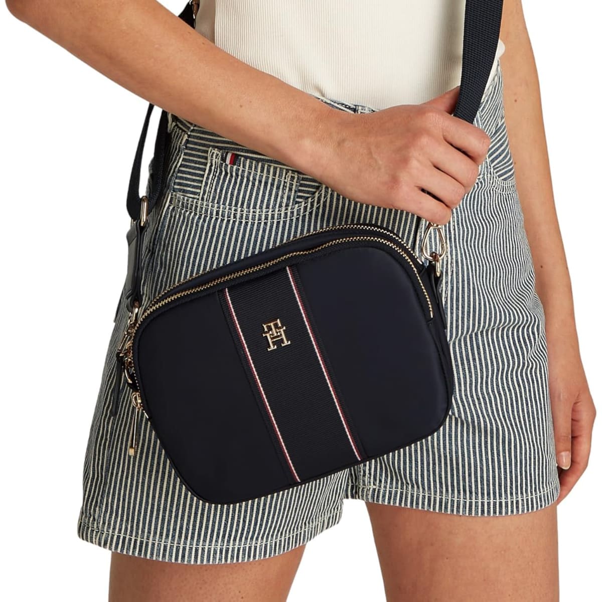 Tommy Hilfiger Navy Blue Women Cross Body Bag Aw0Aw17230