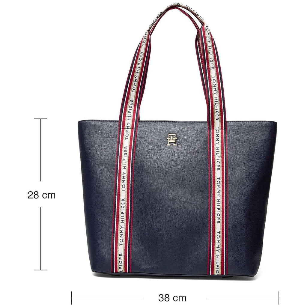 Tommy Hilfiger Navy Blue Women Handbags Tote Bag Aw0Aw14218