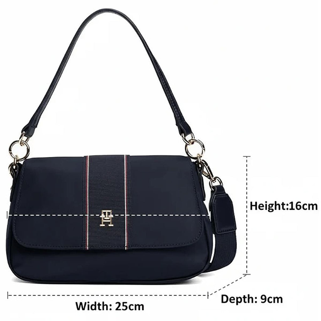 Tommy Hilfiger Navy Blue Women Shoulder Bag Aw0Aw17168