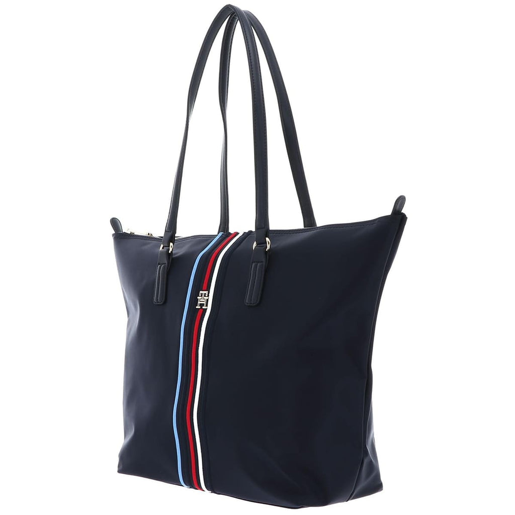 Tommy Hilfiger Navy Blue Women Tote Bag Handbags Aw0Aw15981Dw6 Blue