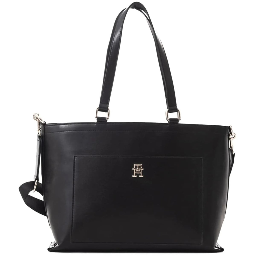 Tommy Hilfiger Black Women Handbags Aw0Aw16002