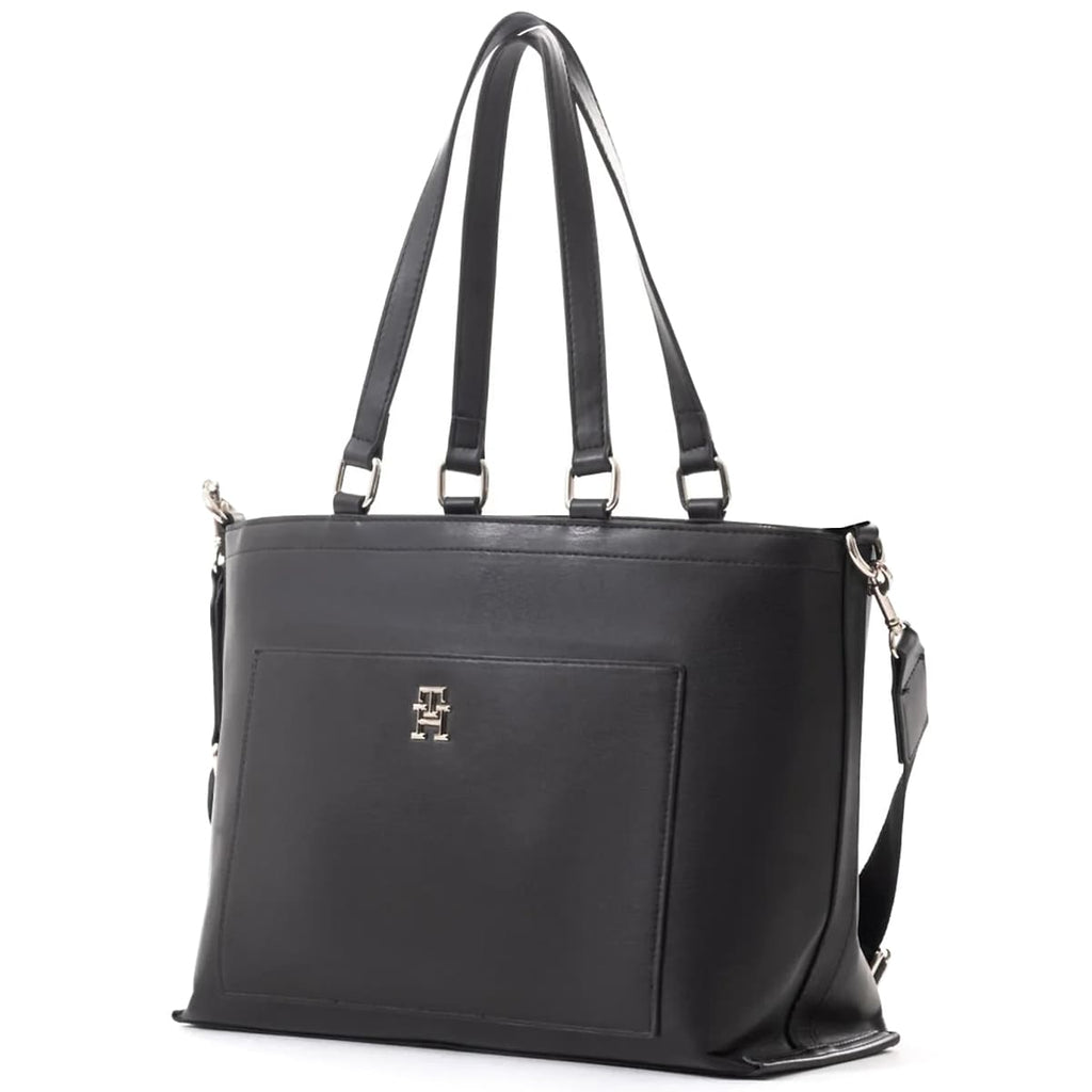 Tommy Hilfiger Black Women Handbags Aw0Aw16002
